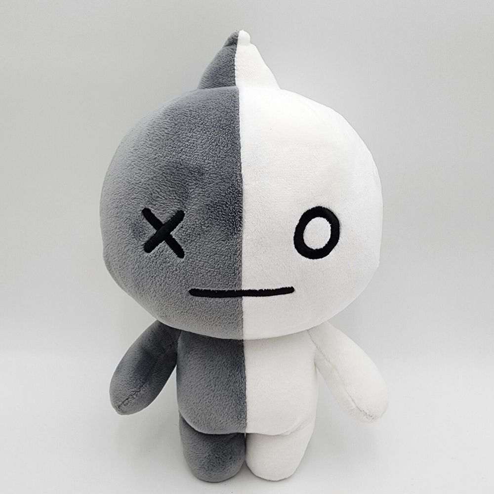 BT21 Van Plush BTS Korean Boy Band Character K Pop Anime Doll Stuffed Gray White